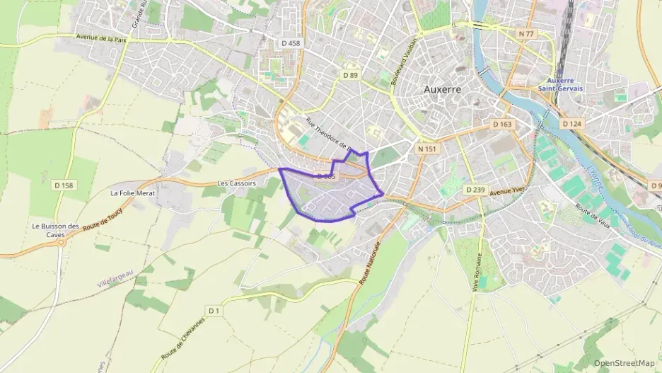 Maison 95 m² quatre pièces à vendre à Auxerre