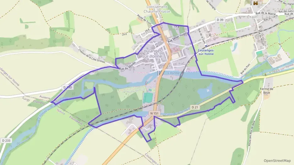 Maison 88 m² quatre pièces à vendre à Coulanges-sur-Yonne