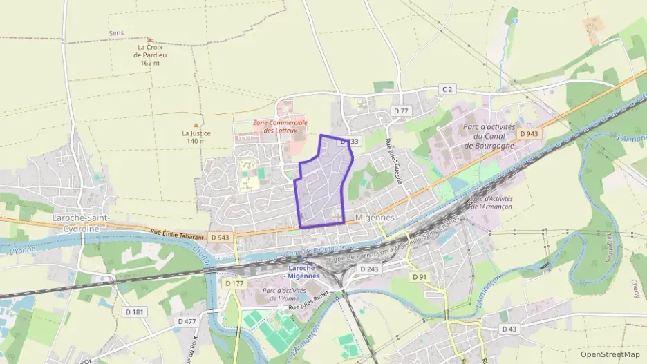 Maison 99 m² quatre pièces à vendre à Migennes