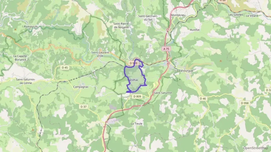 Maison 57 m² deux pieces à vendre à Banassac-Canilhac