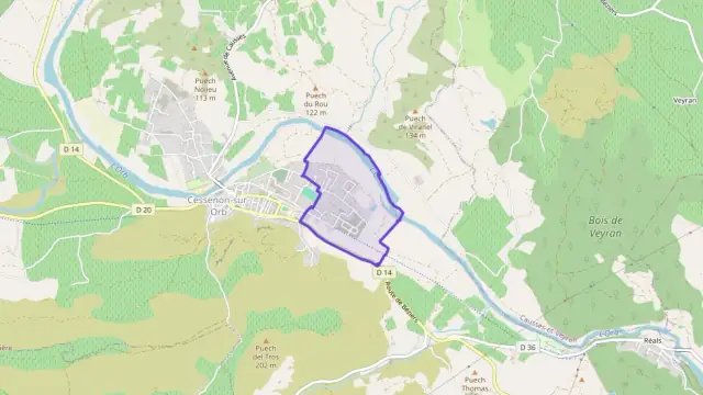 Maison 85 m² quatre pièces à vendre à Cessenon-sur-Orb