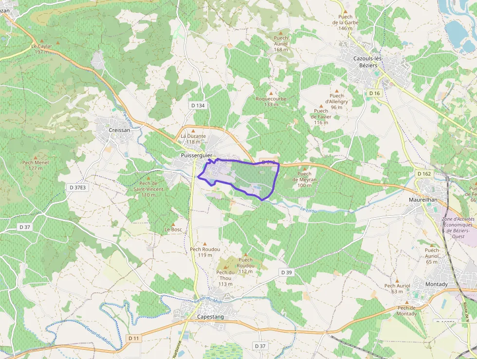 Maison 88 m² quatre pièces à vendre à Puisserguier