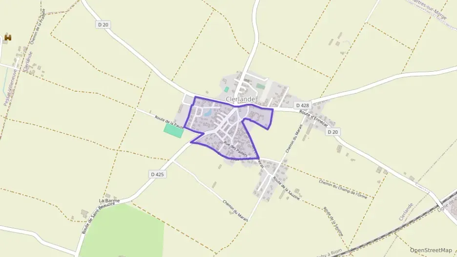 Maison 83 m² quatre pièces à vendre à Clerlande