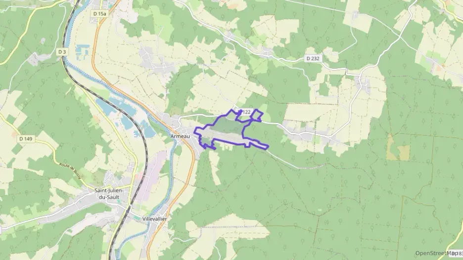 Maison 100 m² quatre pièces à vendre à Armeau