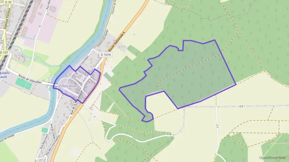 Maison 50 m² quatre pièces à vendre à Villevallier