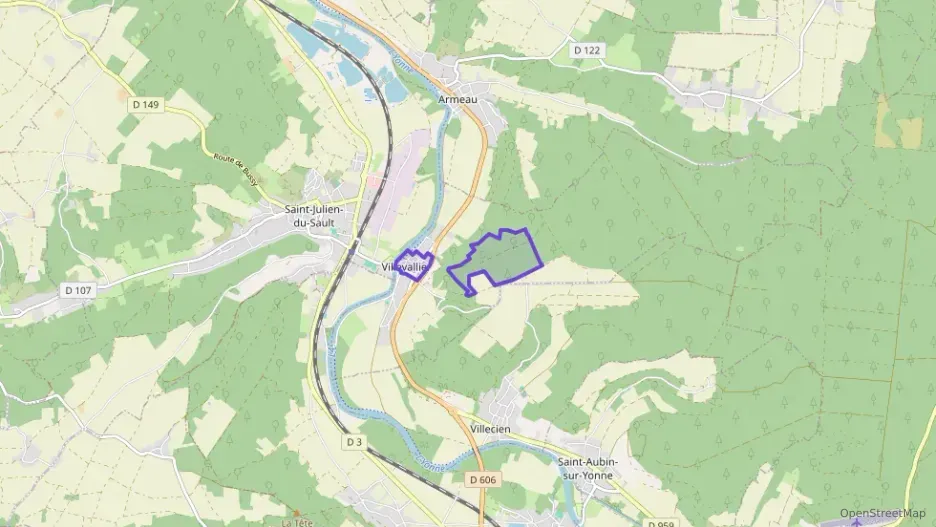 Maison 50 m² quatre pièces à vendre à Villevallier