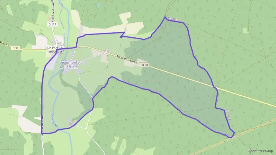 Maison 70 m² trois pièces à vendre à Beaumont-la-Ferrière