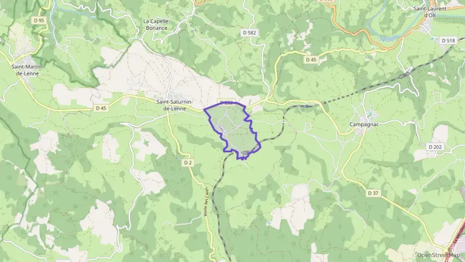 Maison 54 m² deux pieces à vendre à Saint-Saturnin-de-Lenne