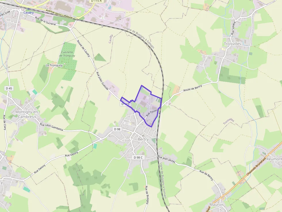 Maison 82 m² quatre pièces à vendre à Bertry