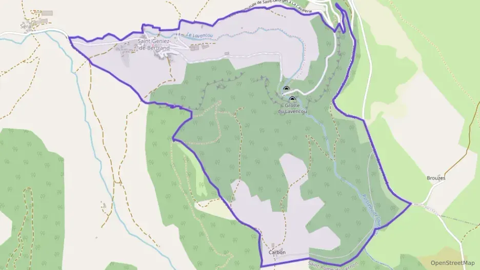 Maison 90 m² quatre pièces à vendre à Saint-Georges-de-Luzençon