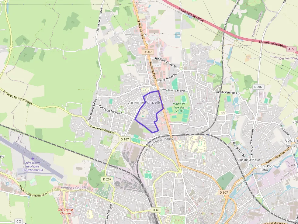 Maison 72 m² quatre pièces à vendre à Varennes-Vauzelles