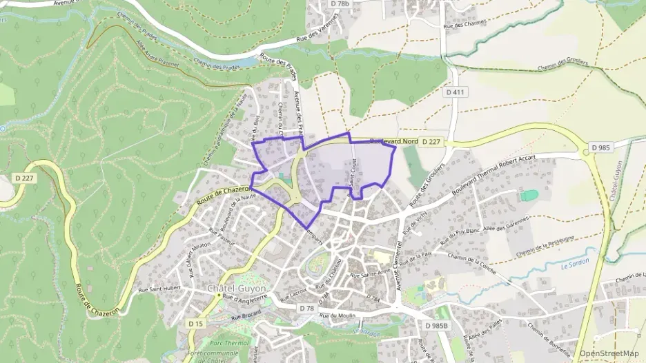 Maison 134 m² cinq pièces à vendre à Châtel-Guyon Maison 134 m² cinq pièces à vendre à Châtel-Guyon