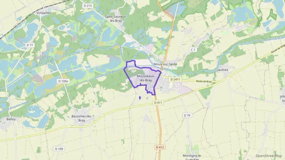 Maison 76 m² trois pièces à vendre à Mousseaux-lès-Bray
