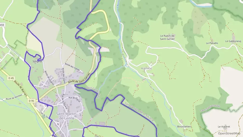 Maison 60 m² trois pièces à vendre à Saint-Martin-de-Lenne Maison 60 m² trois pièces à vendre à Saint-Martin-de-Lenne