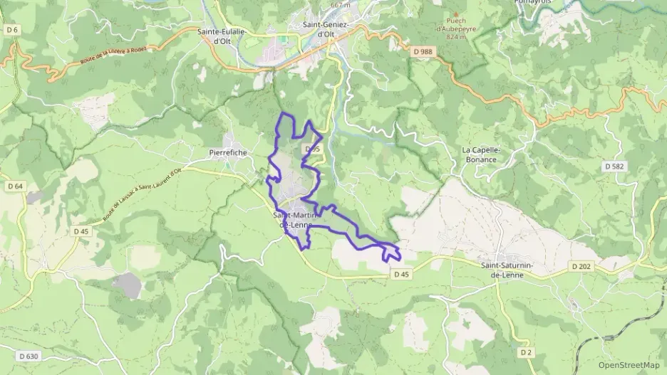 Maison 60 m² trois pièces à vendre à Saint-Martin-de-Lenne Maison 60 m² trois pièces à vendre à Saint-Martin-de-Lenne