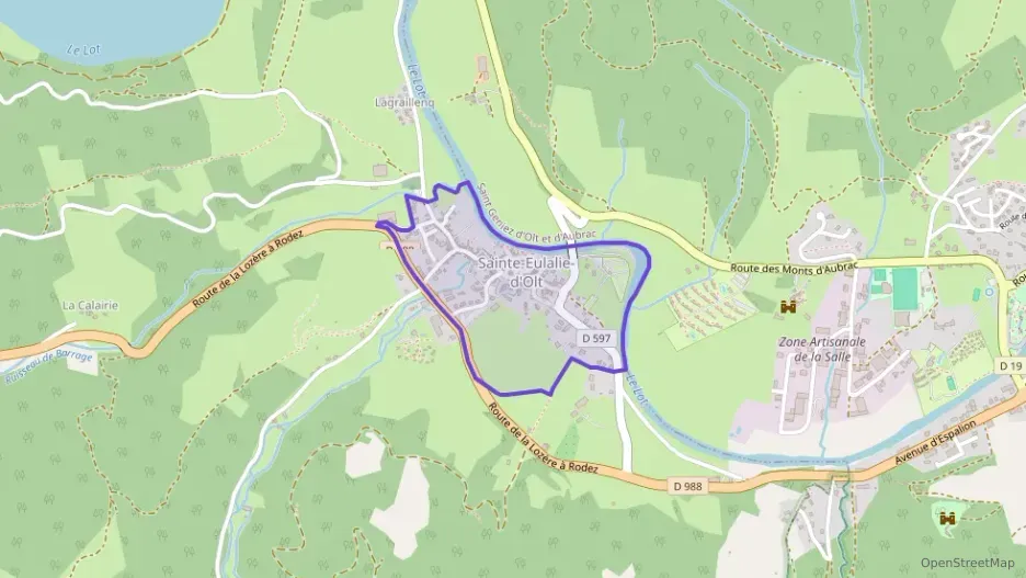 Maison 111 m² quatre pièces à vendre à Sainte-Eulalie-d`Olt