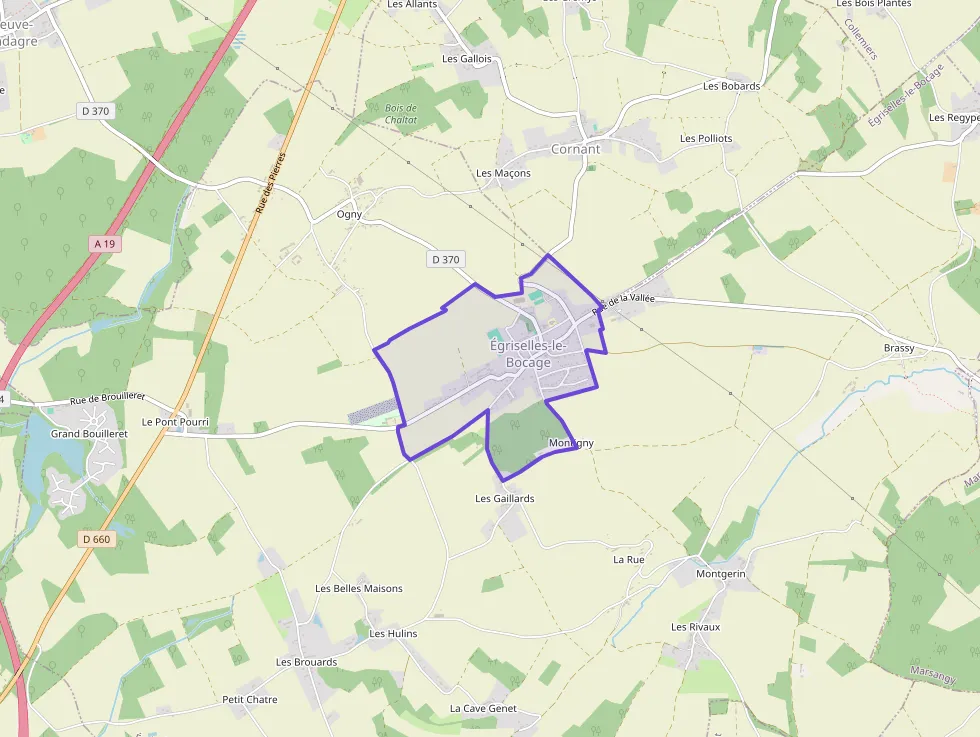 Maison 92 m² quatre pièces à vendre à Égriselles-le-Bocage