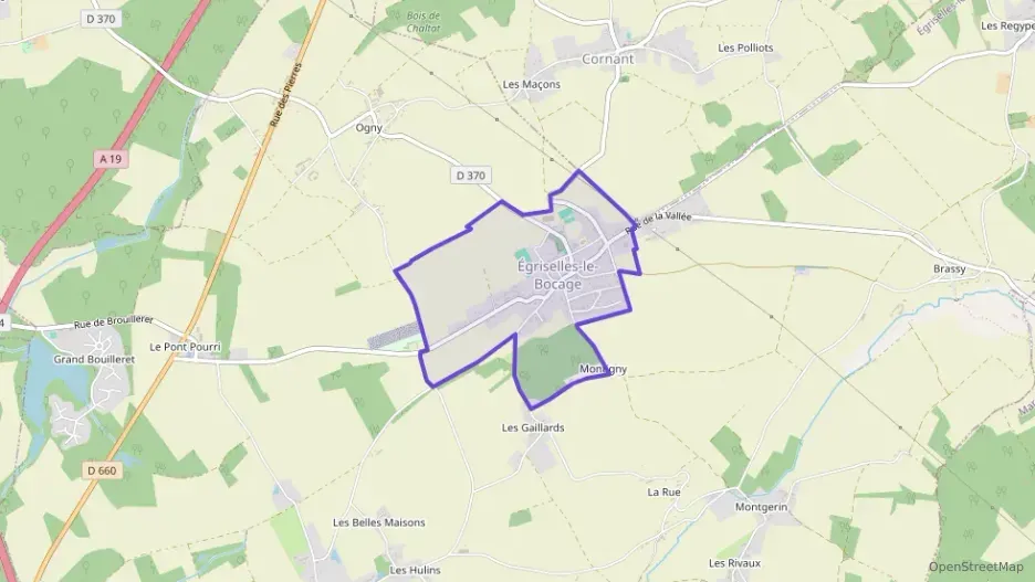 Maison 92 m² quatre pièces à vendre à Égriselles-le-Bocage