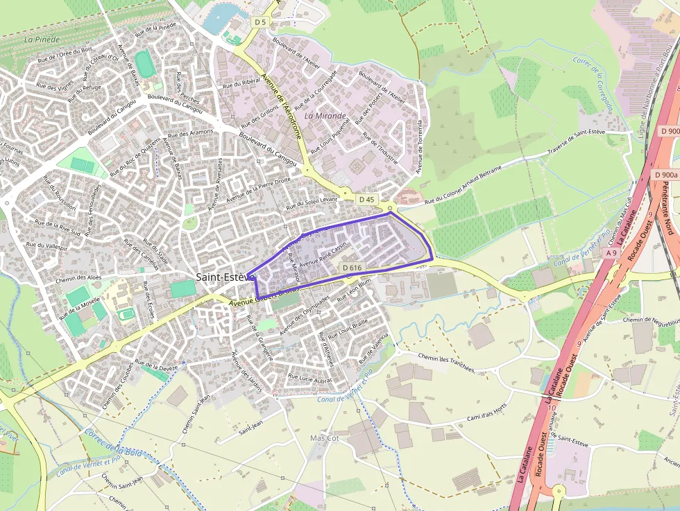 Maison 90 m² quatre pièces à vendre à Saint-Estève