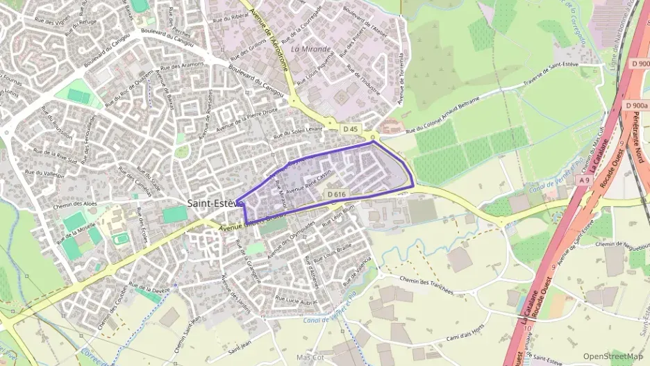 Maison 90 m² quatre pièces à vendre à Saint-Estève Maison 90 m² quatre pièces à vendre à Saint-Estève