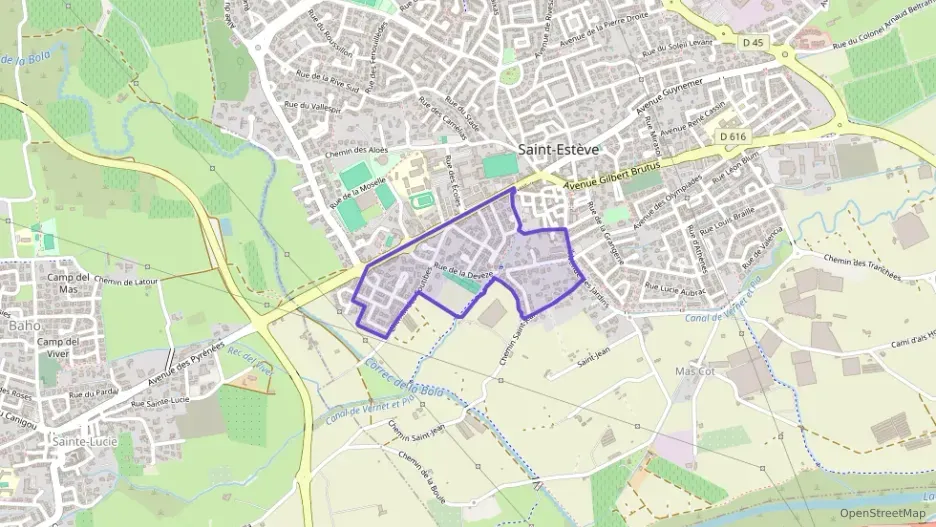Maison 90 m² quatre pièces à vendre à Saint-Estève