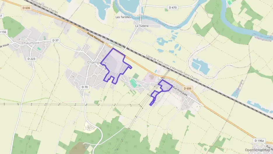 Maison 72 m² quatre pièces à vendre à Champigny