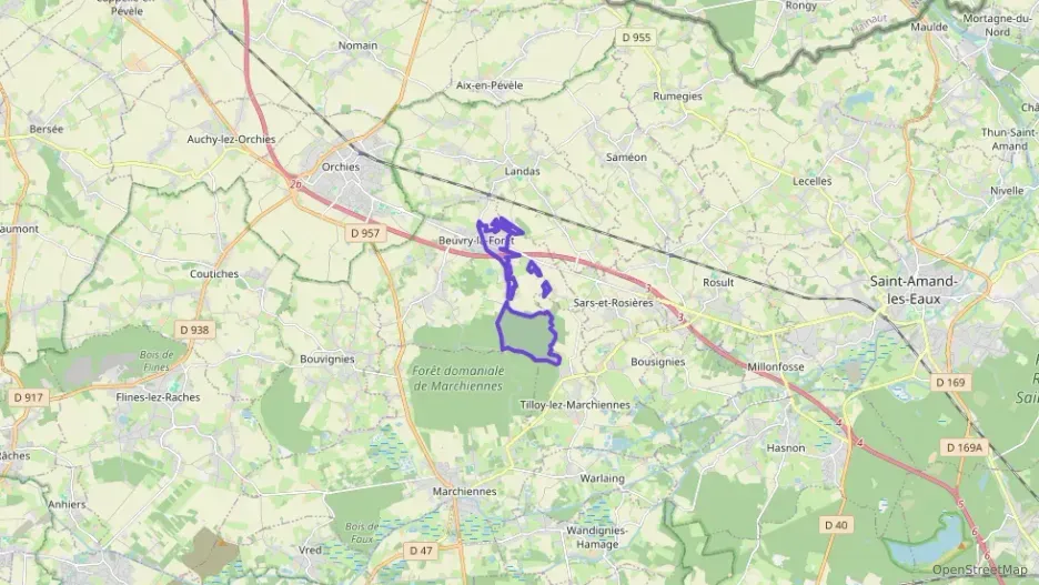 Maison 93 m² cinq pièces à vendre à Beuvry-la-Forêt