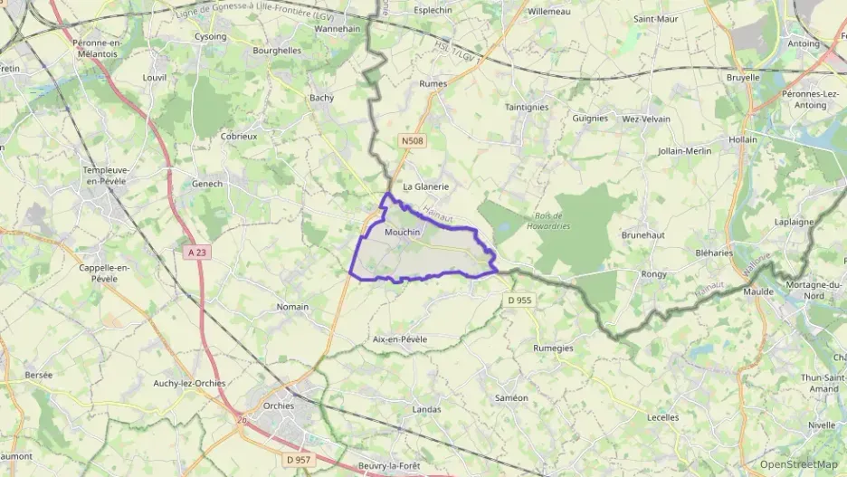 Maison 104 m² quatre pièces à vendre à Mouchin