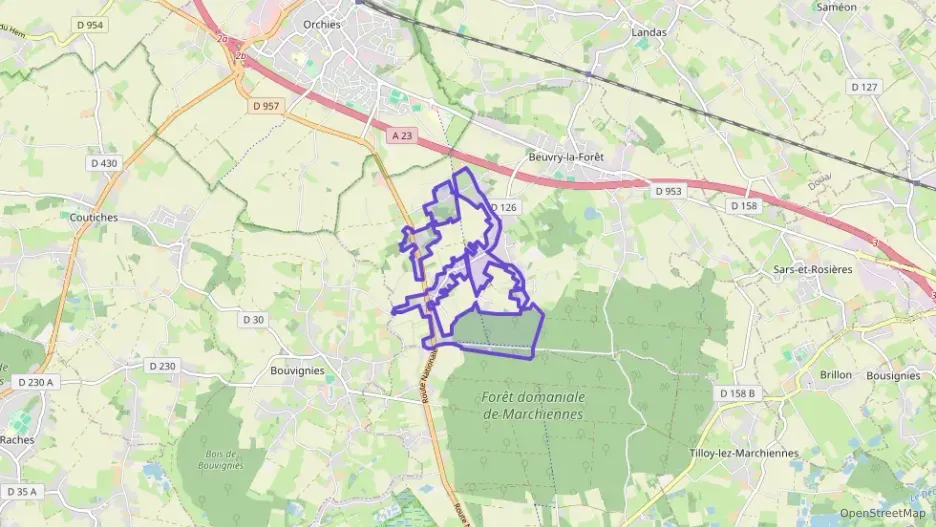 Maison 83 m² quatre pièces à vendre à Beuvry-la-Forêt