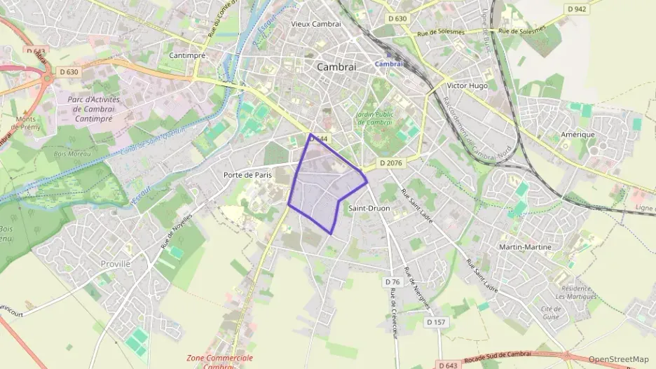 Maison 68 m² quatre pièces à vendre à Cambrai