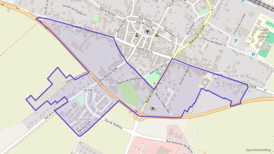 Maison 110 m² six pièces à vendre à Villeneuve-la-Guyard