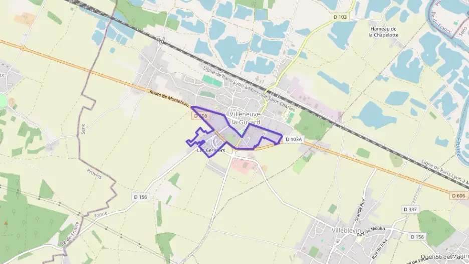 Maison 110 m² six pièces à vendre à Villeneuve-la-Guyard