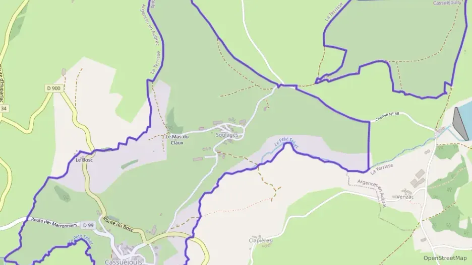 Maison 60 m² deux pieces à vendre à Cassuéjouls Maison 60 m² deux pieces à vendre à Cassuéjouls