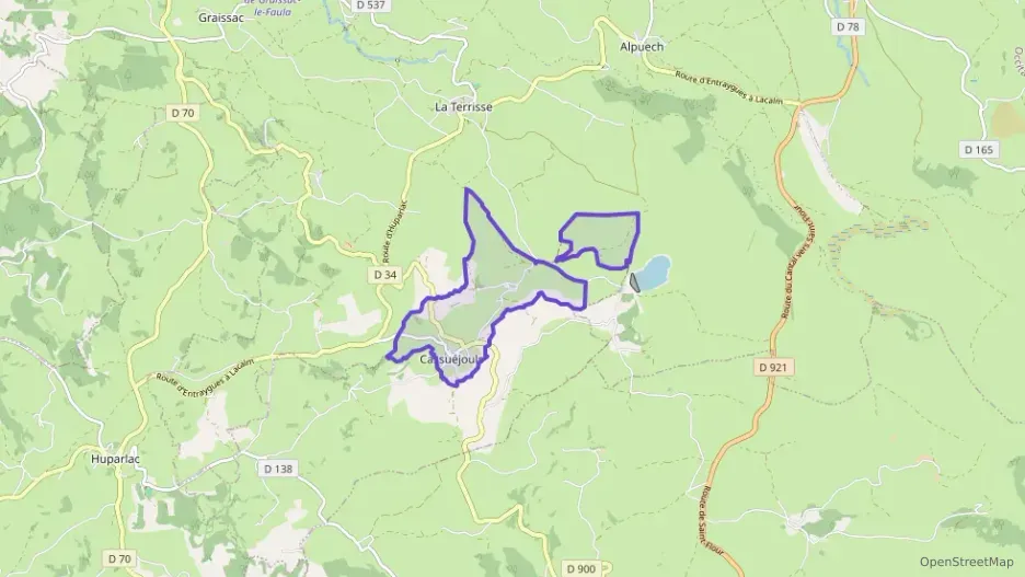 Maison 60 m² deux pieces à vendre à Cassuéjouls Maison 60 m² deux pieces à vendre à Cassuéjouls