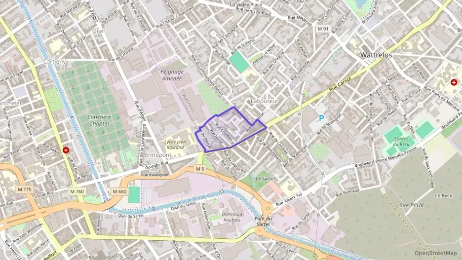 Maison 55 m² trois pièces à vendre à Wattrelos