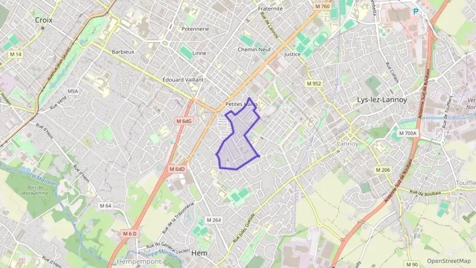 Maison 92 m² cinq pièces à vendre à Hem