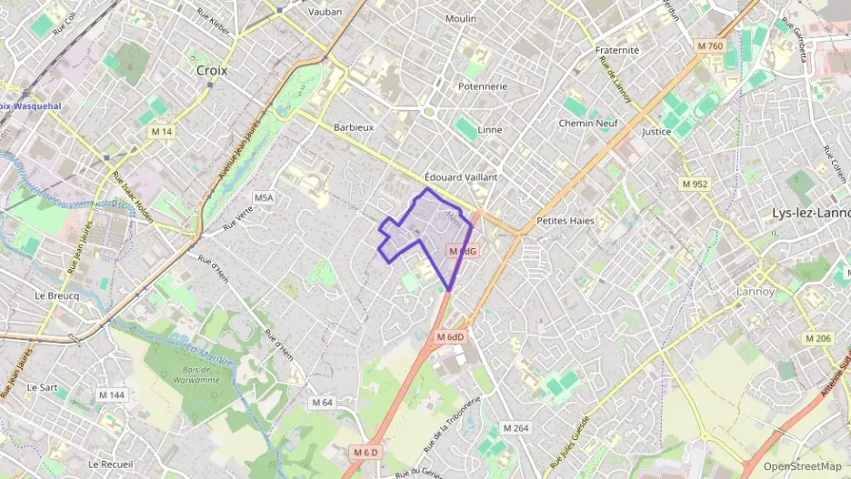 Maison 82 m² quatre pièces à vendre à Hem
