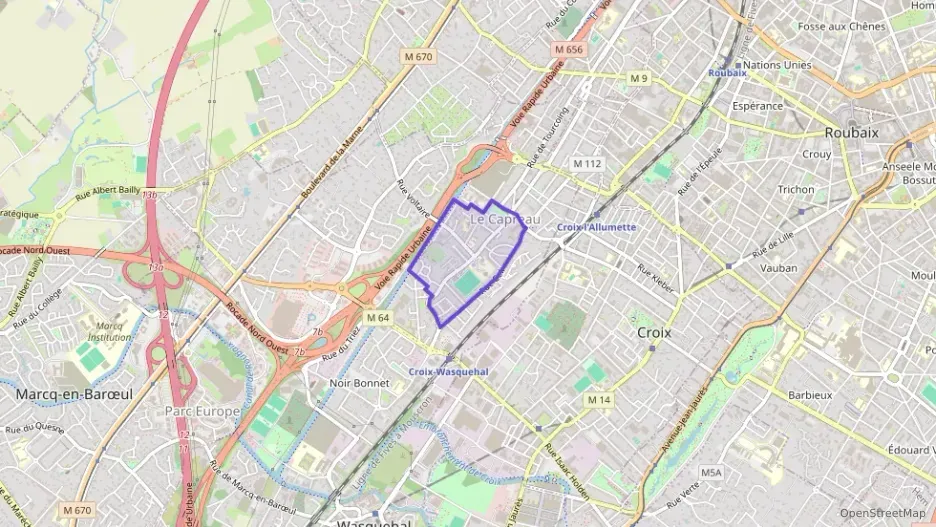 Maison 70 m² cinq pièces à vendre à Wasquehal