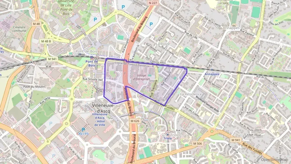 Maison 85 m² cinq pièces à vendre à Villeneuve-d`Ascq