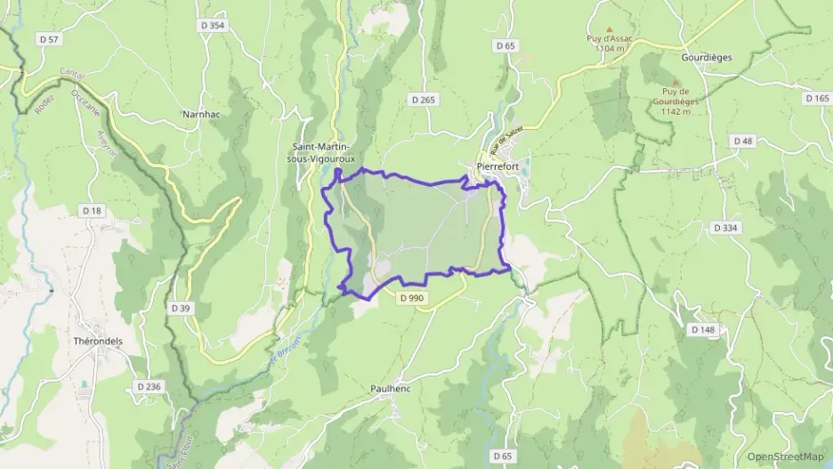 Maison 120 m² quatre pièces à vendre à Pierrefort