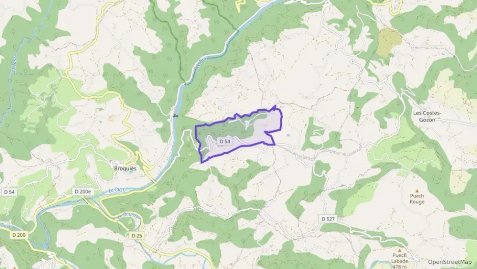 Maison 60 m² trois pièces à vendre à Broquiès Maison 60 m² trois pièces à vendre à Broquiès