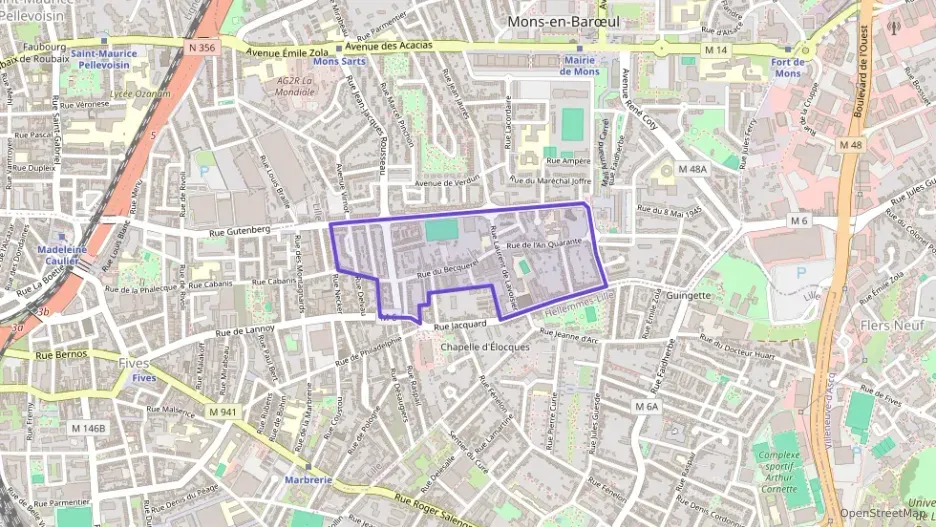 Maison 72 m² trois pièces à vendre à Mons-en-Barœul