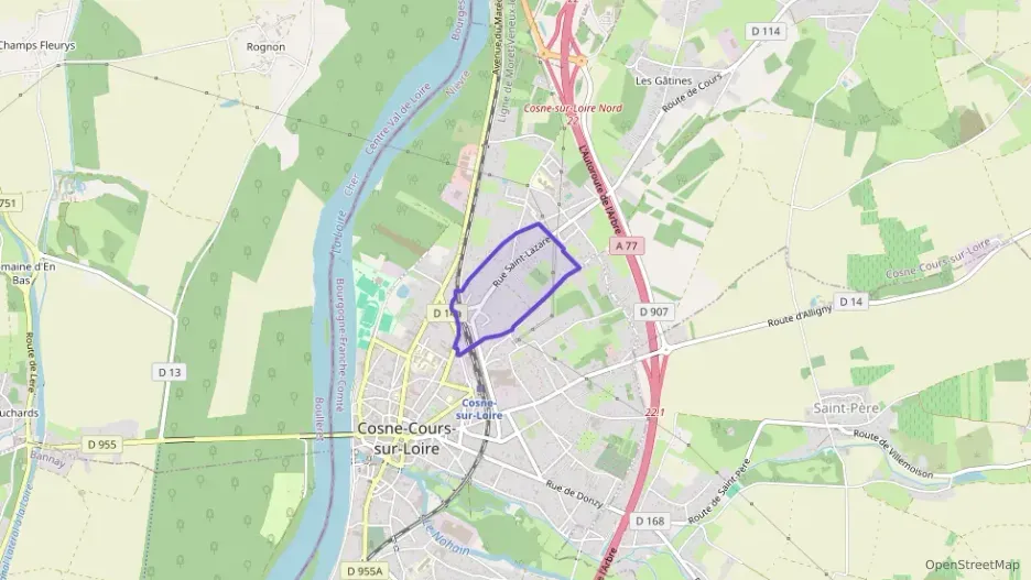 Maison 106 m² quatre pièces à vendre à Cosne-Cours-sur-Loire