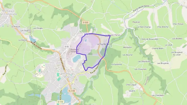 Maison 116 m² quatre pièces à vendre à Saint-Éloy-les-Mines