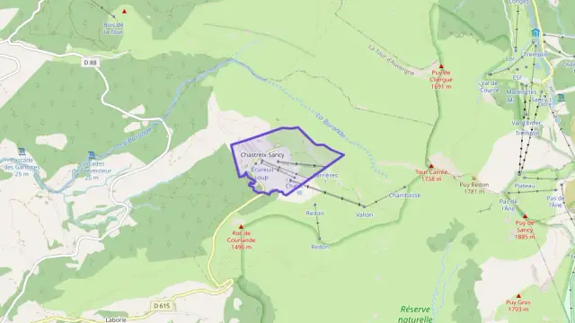 Maison 57 m² trois pièces à vendre à Chastreix