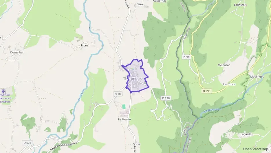 Maison 40 m² trois pièces à vendre à Thérondels