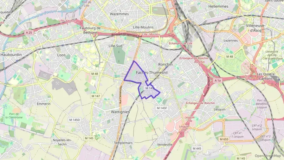 Maison 67 m² quatre pièces à vendre à Faches-Thumesnil
