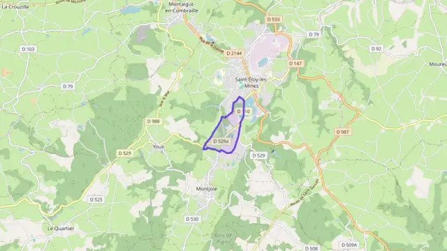 Maison 99 m² quatre pièces à vendre à Saint-Éloy-les-Mines