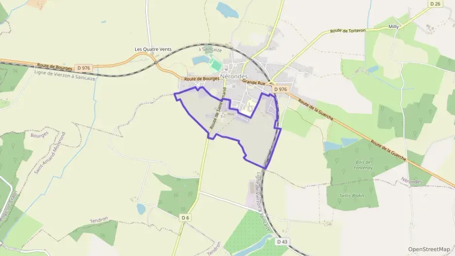 Maison 77 m² quatre pièces à vendre à Nérondes