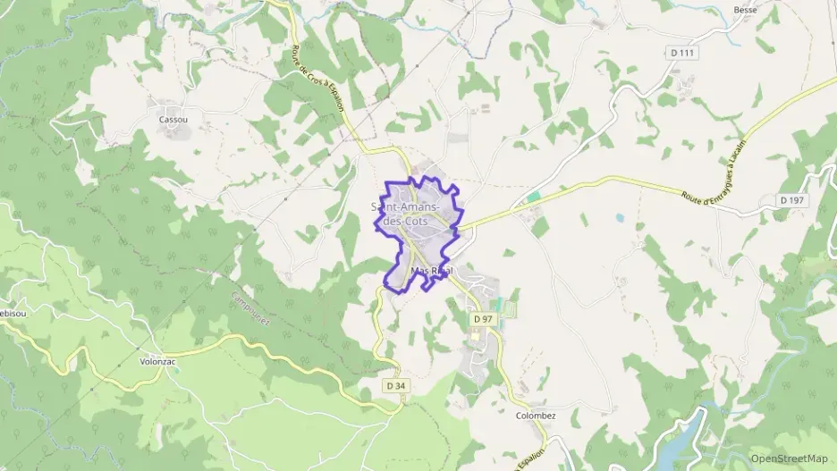 Maison 132 m² six pièces à vendre à Saint-Amans-des-Cots Maison 132 m² six pièces à vendre à Saint-Amans-des-Cots